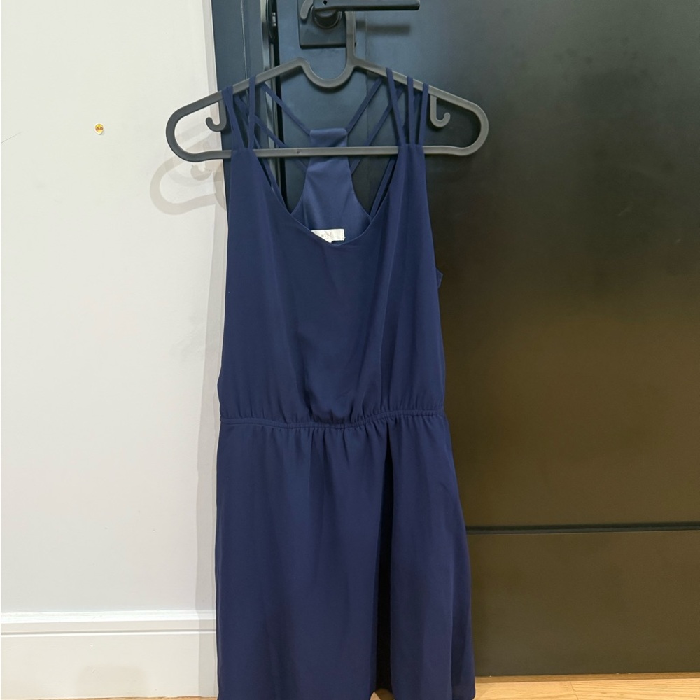 Mine Midnight Blue Sleeveless Top